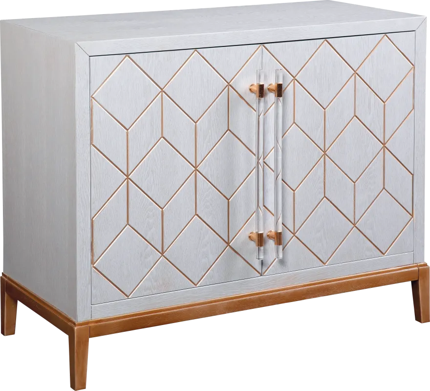 Neponset White Accent Cabinet