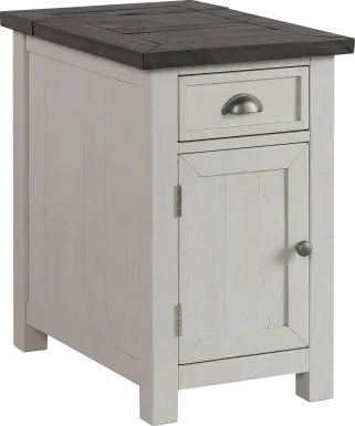 Faybanks Gray Chairside Table