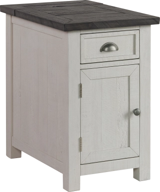 Faybanks Gray Chairside Table