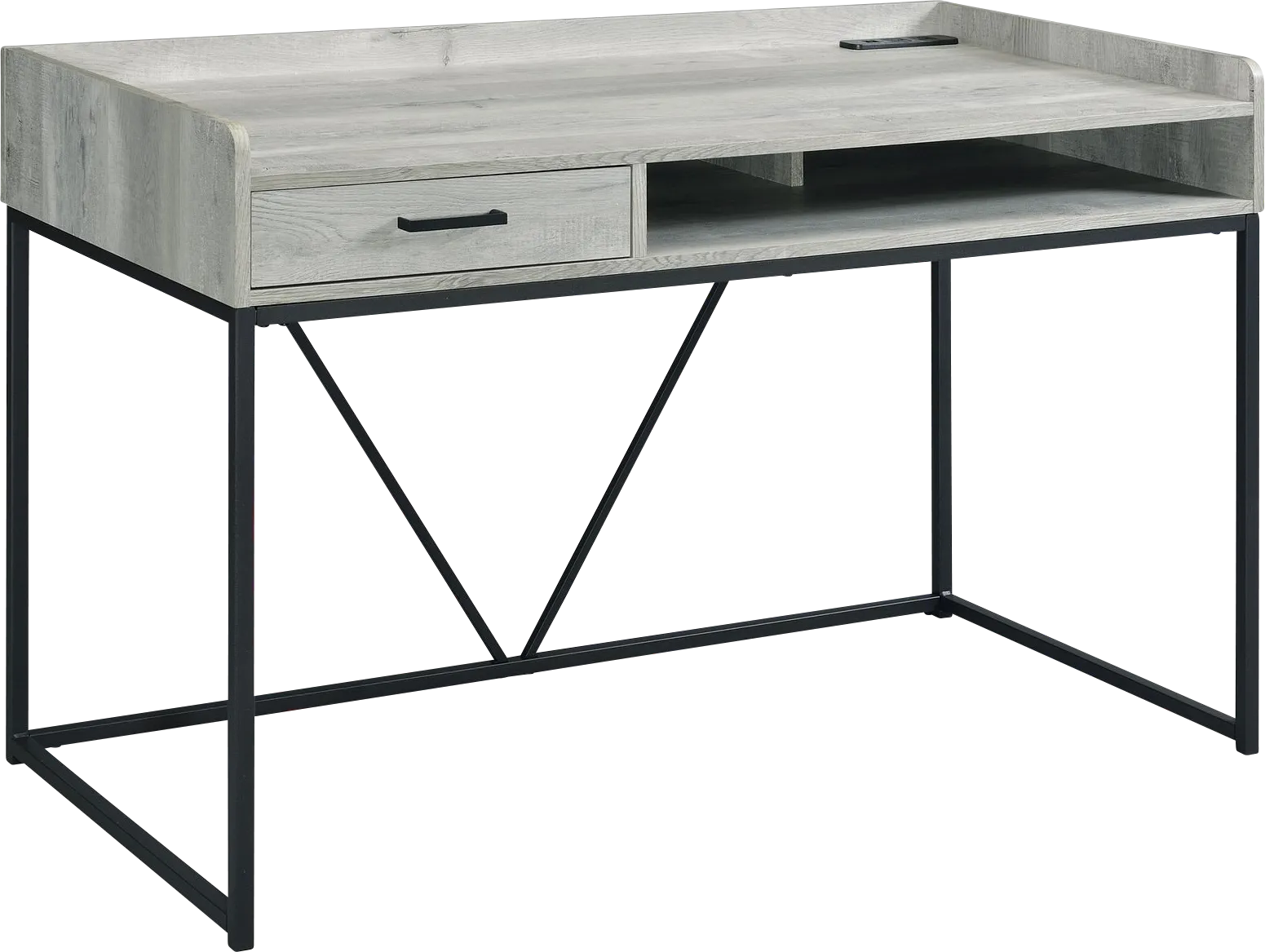 Dalisa Gray Desk - Thumbnail - Image 1