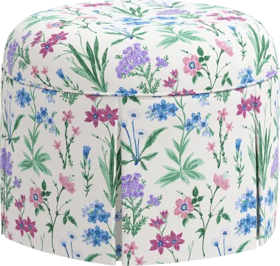 Aquaflor Blue Ottoman