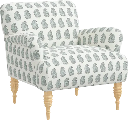 Meadow Breeze Sage Accent Chair