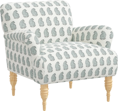 Meadow Breeze Sage Accent Chair