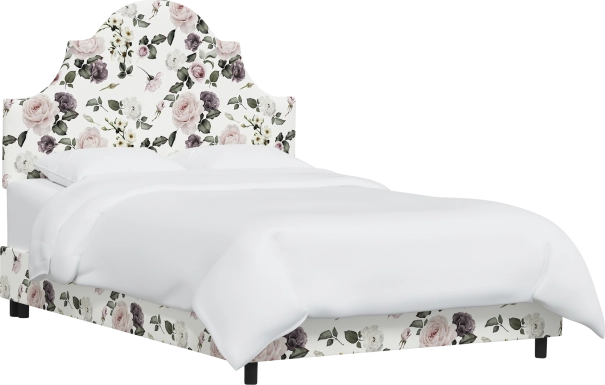 Barn Chic Cream Queen Upholstered Bed