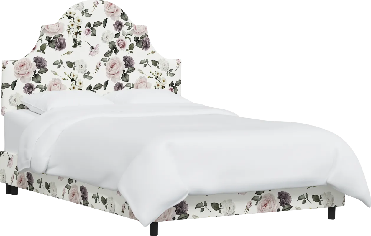 Barn Chic Cream King Upholstered Bed