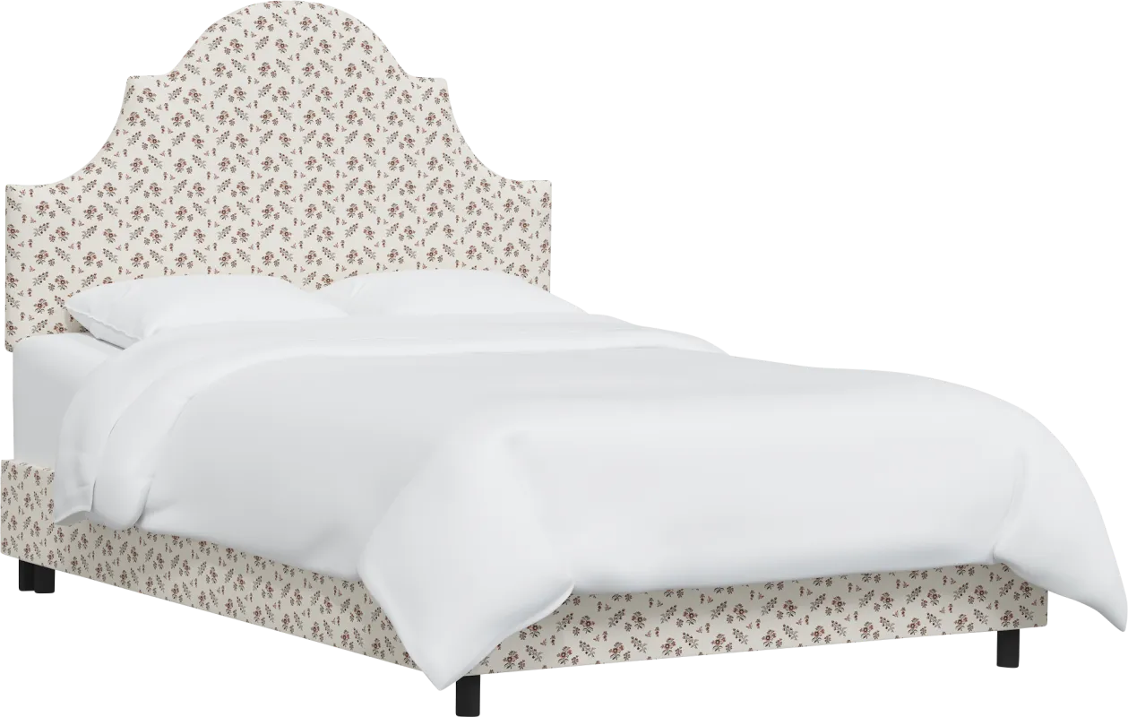 Barn Chic Beige King Upholstered Bed