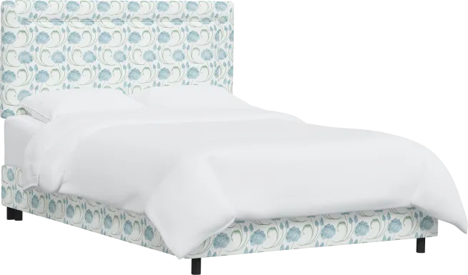 Meadow Breeze Sage Queen Upholstered Bed