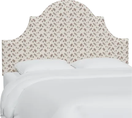 Barn Chic Beige Queen Upholstered Headboard