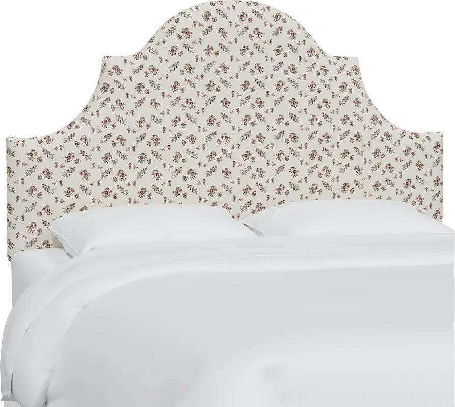 Barn Chic Beige Twin Upholstered Headboard