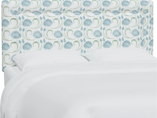 Meadow Breeze Sage King Upholstered Headboard