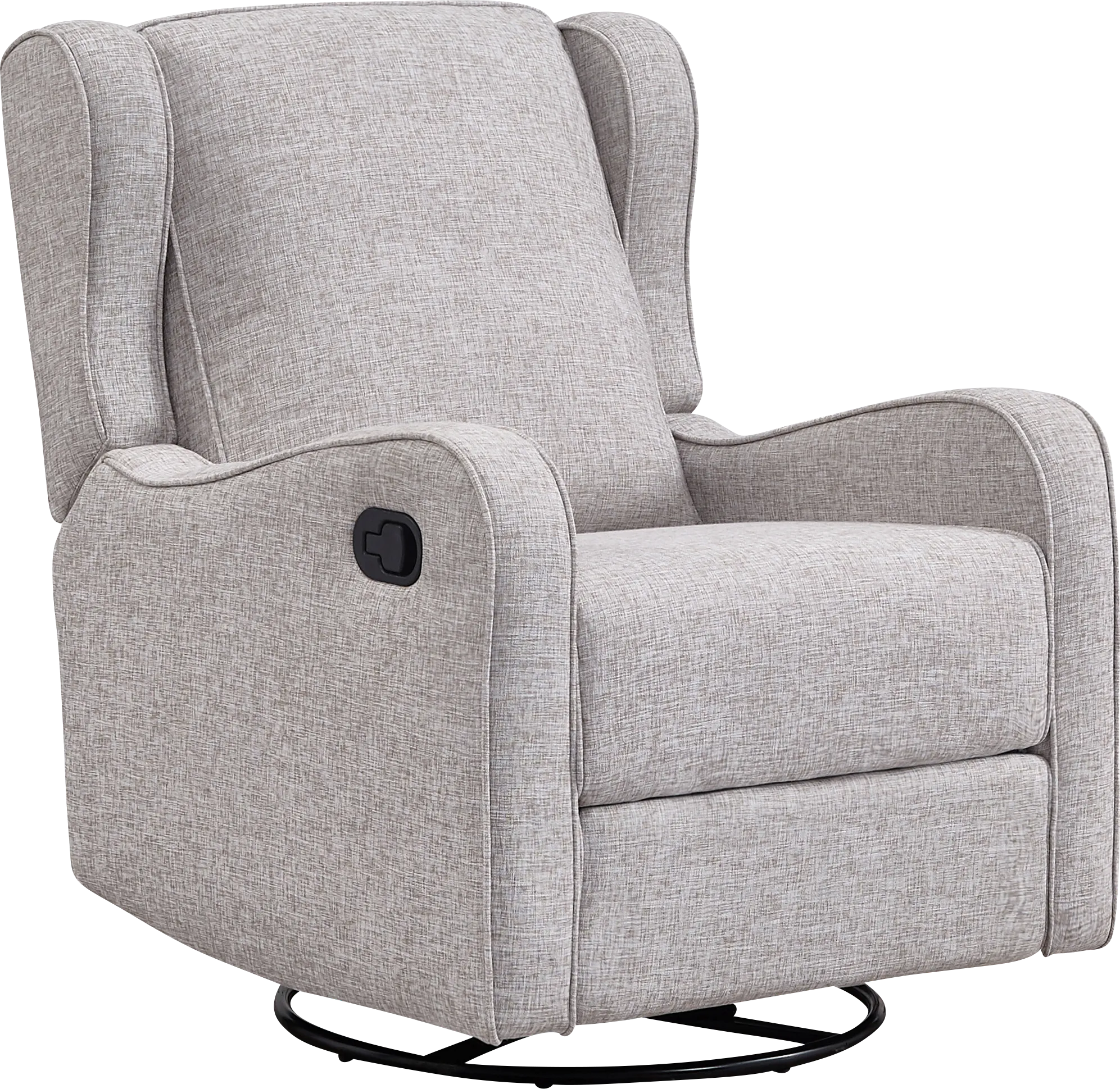 Nursery Camora Gray Swivel Glider Recliner - Thumbnail - Image 1