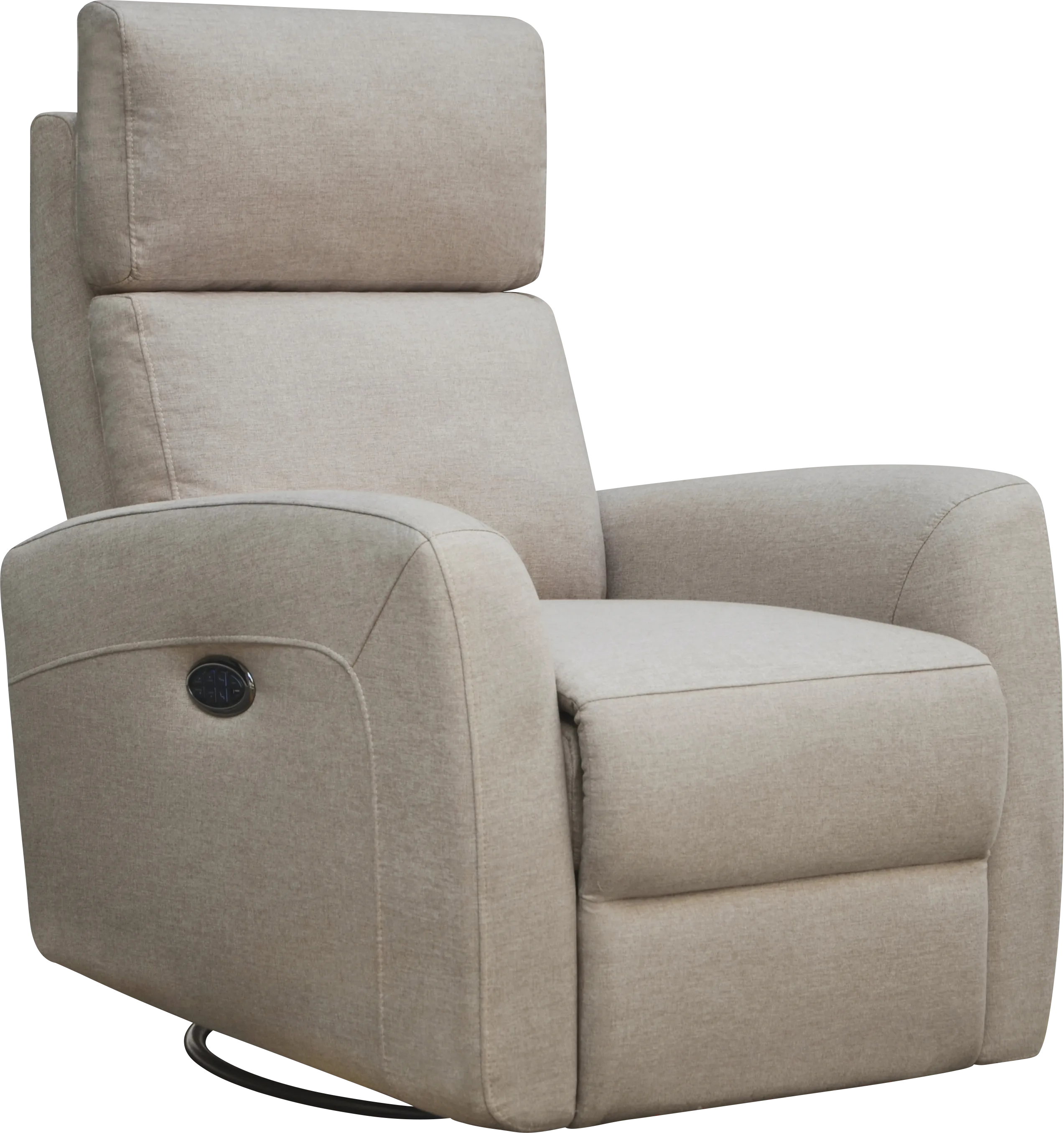 Nursery Kesden Sandstone Triple Power Swivel Glider Recliner - Thumbnail - Image 1