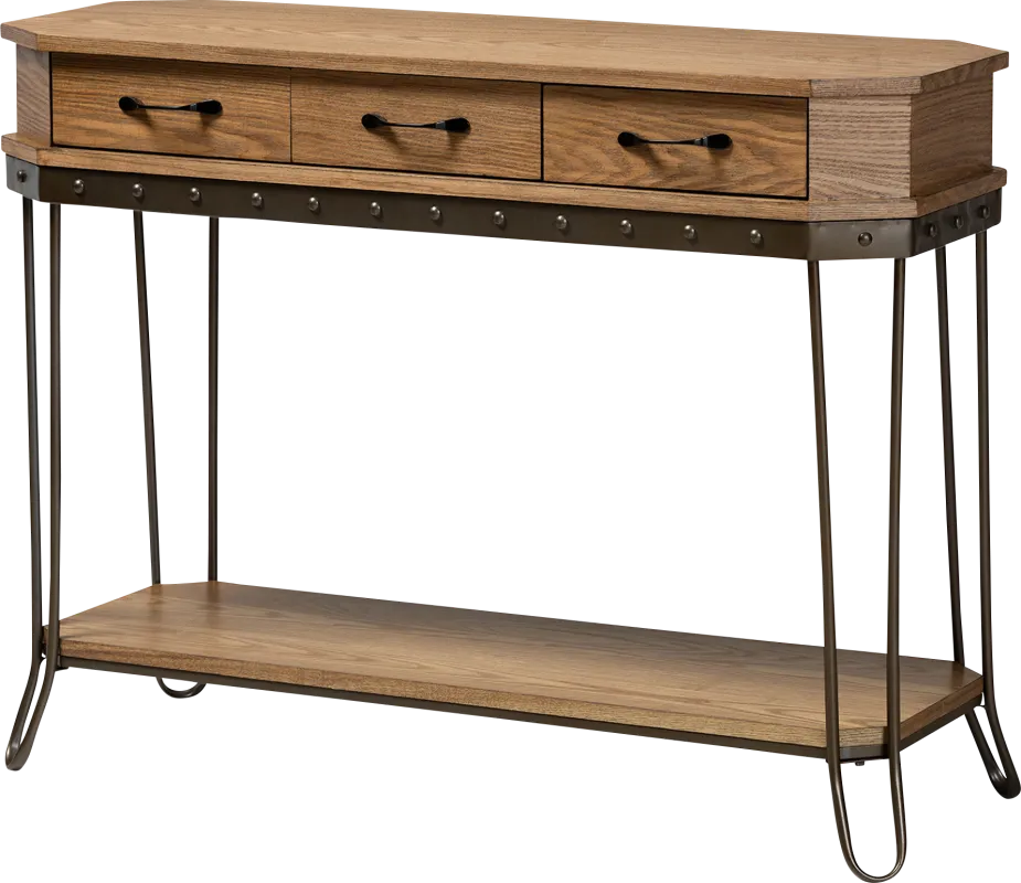 Legendwood Brown Console Table