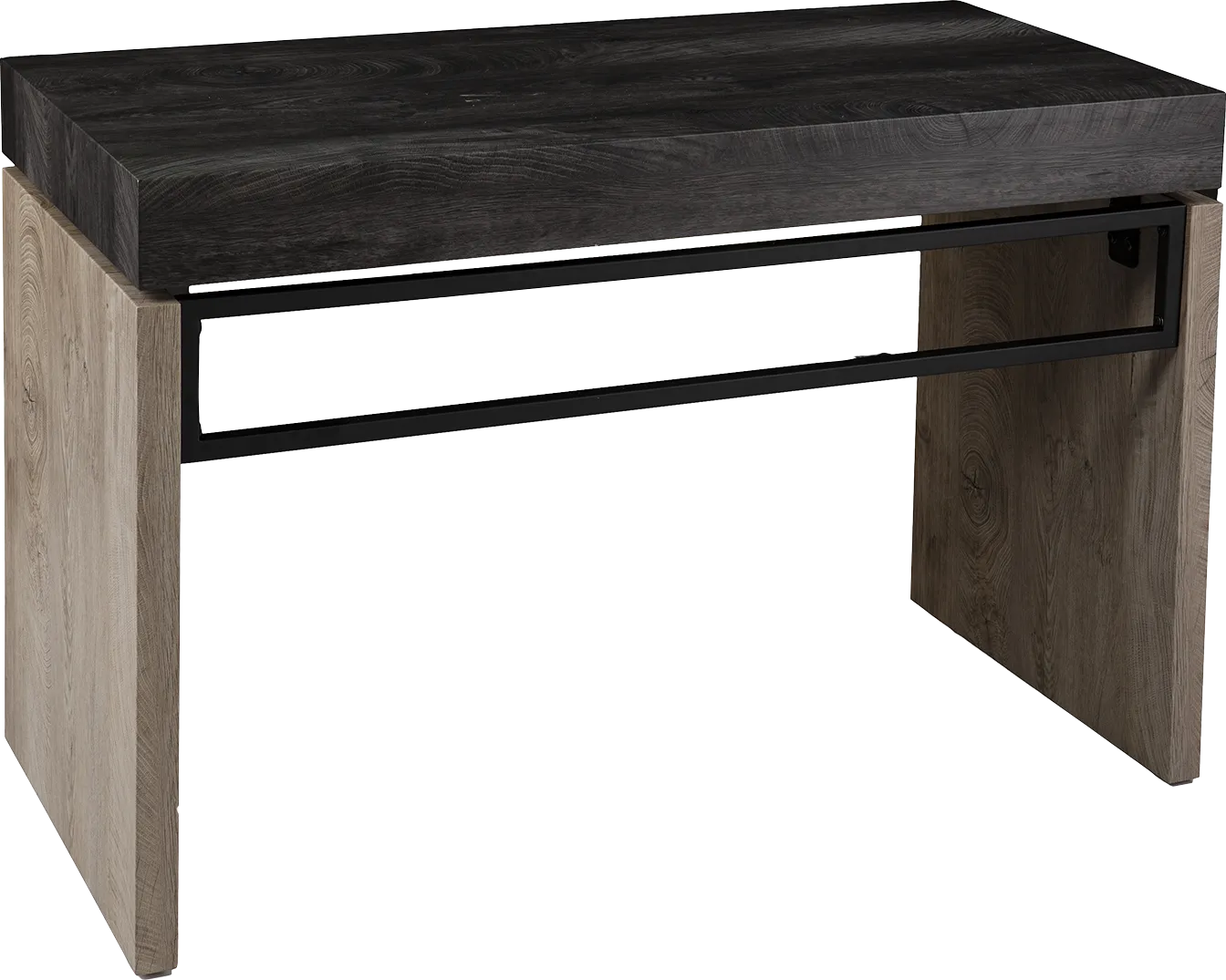 Allanwood Black Desk - Thumbnail - Image 1