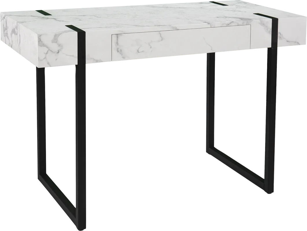 Laramice White Desk