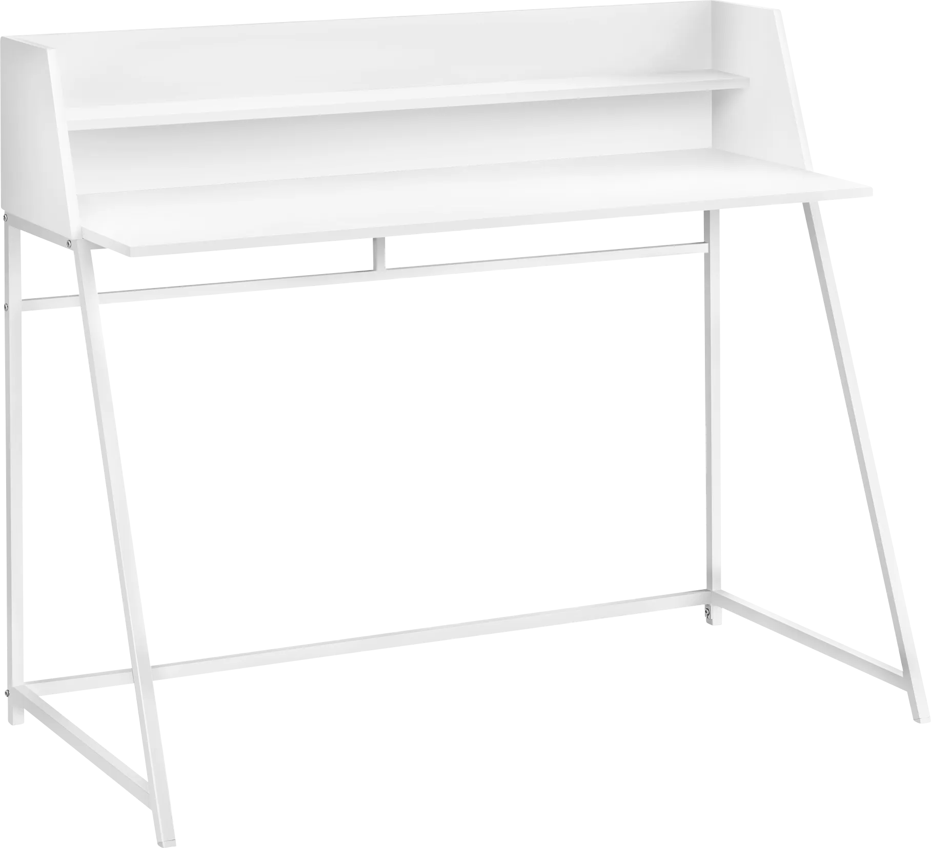 Minkler White Desk - Thumbnail - Image 1