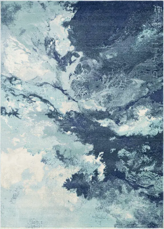 Nadiah Navy 6'11 x 9' Rug