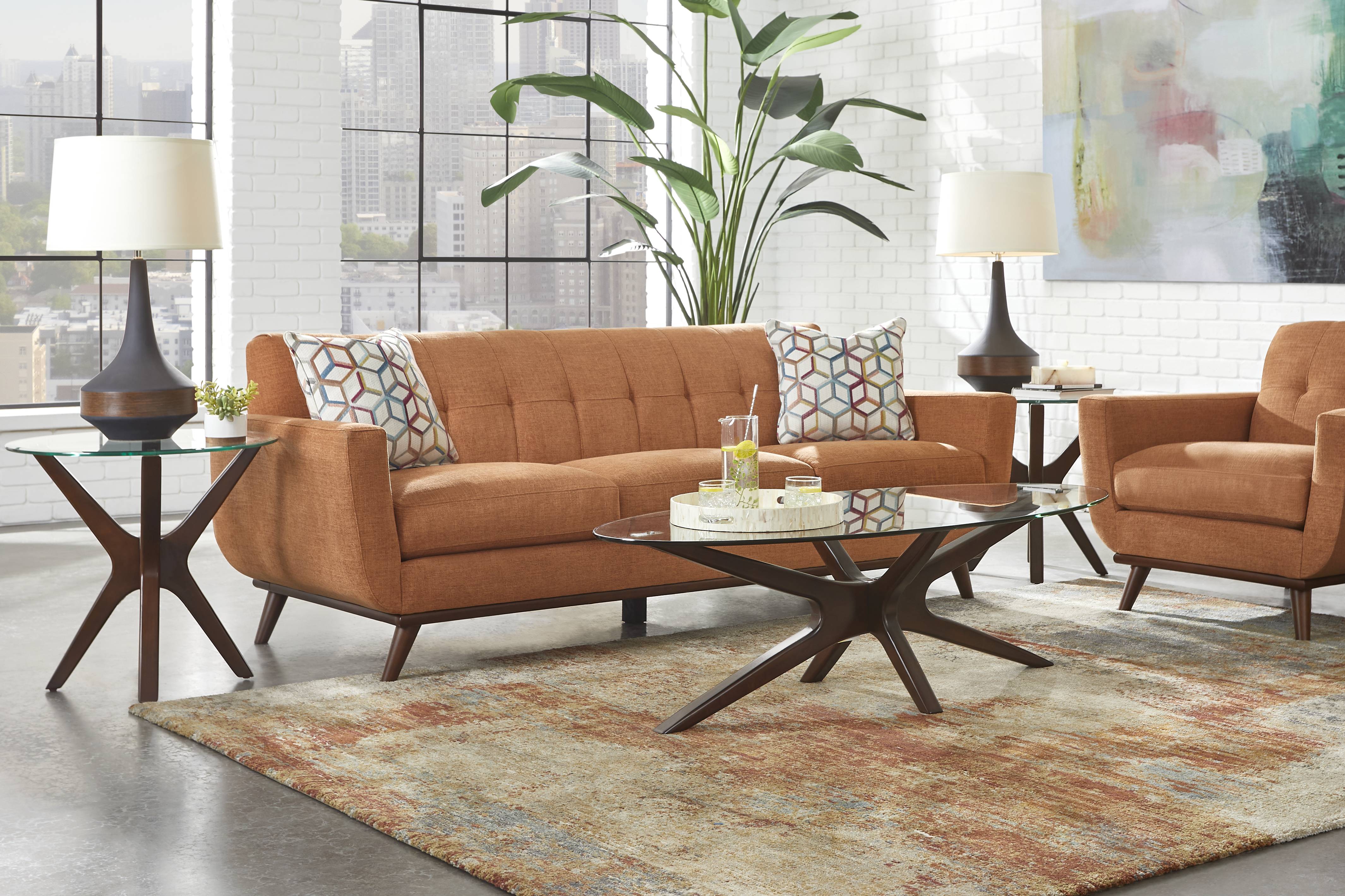 East Side Russet Sofa