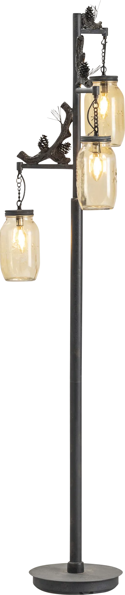 High Lane Rust Floor Lamp - Image 1