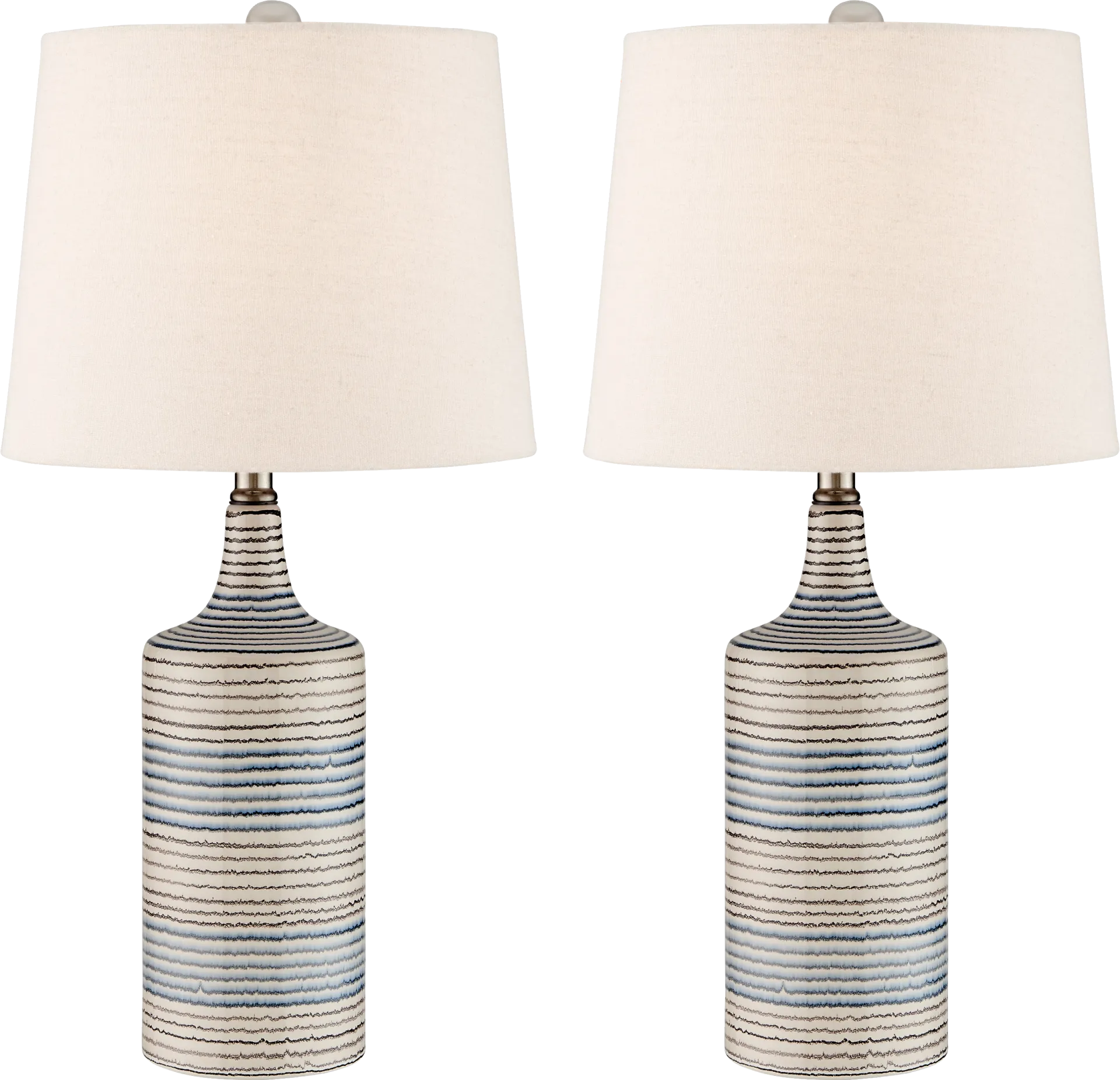 Fairmeadow Bluff White Table Lamps, Set of 2 - Image 1