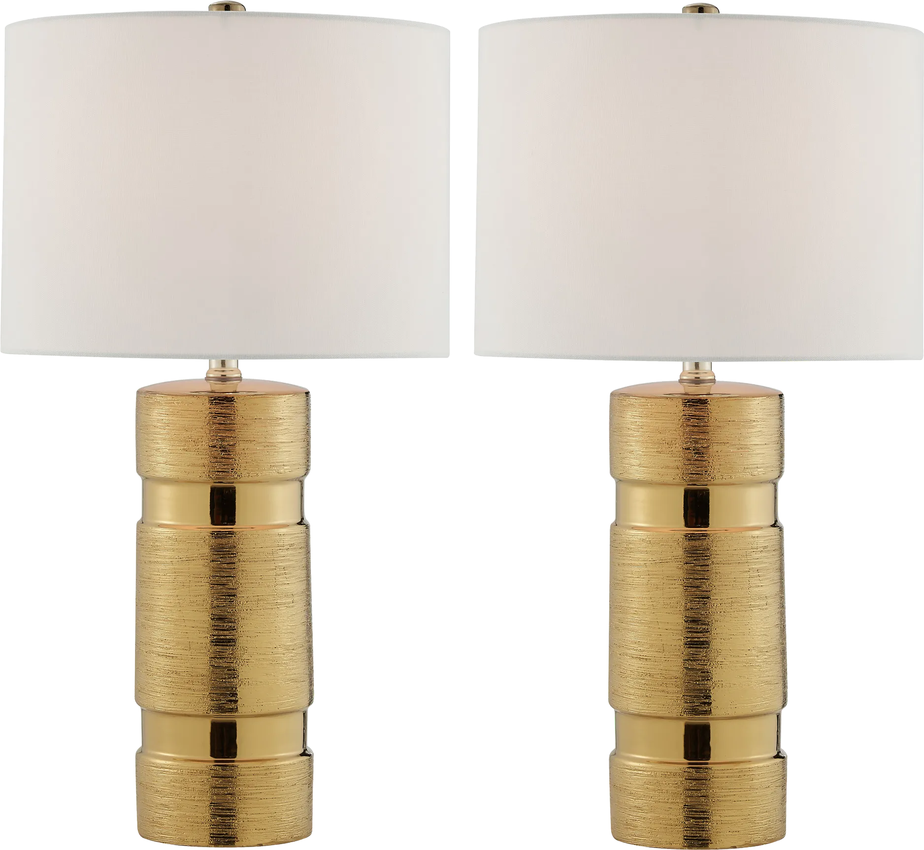 Granite Way Gold Table Lamp, Set of Two - Thumbnail - Image 1