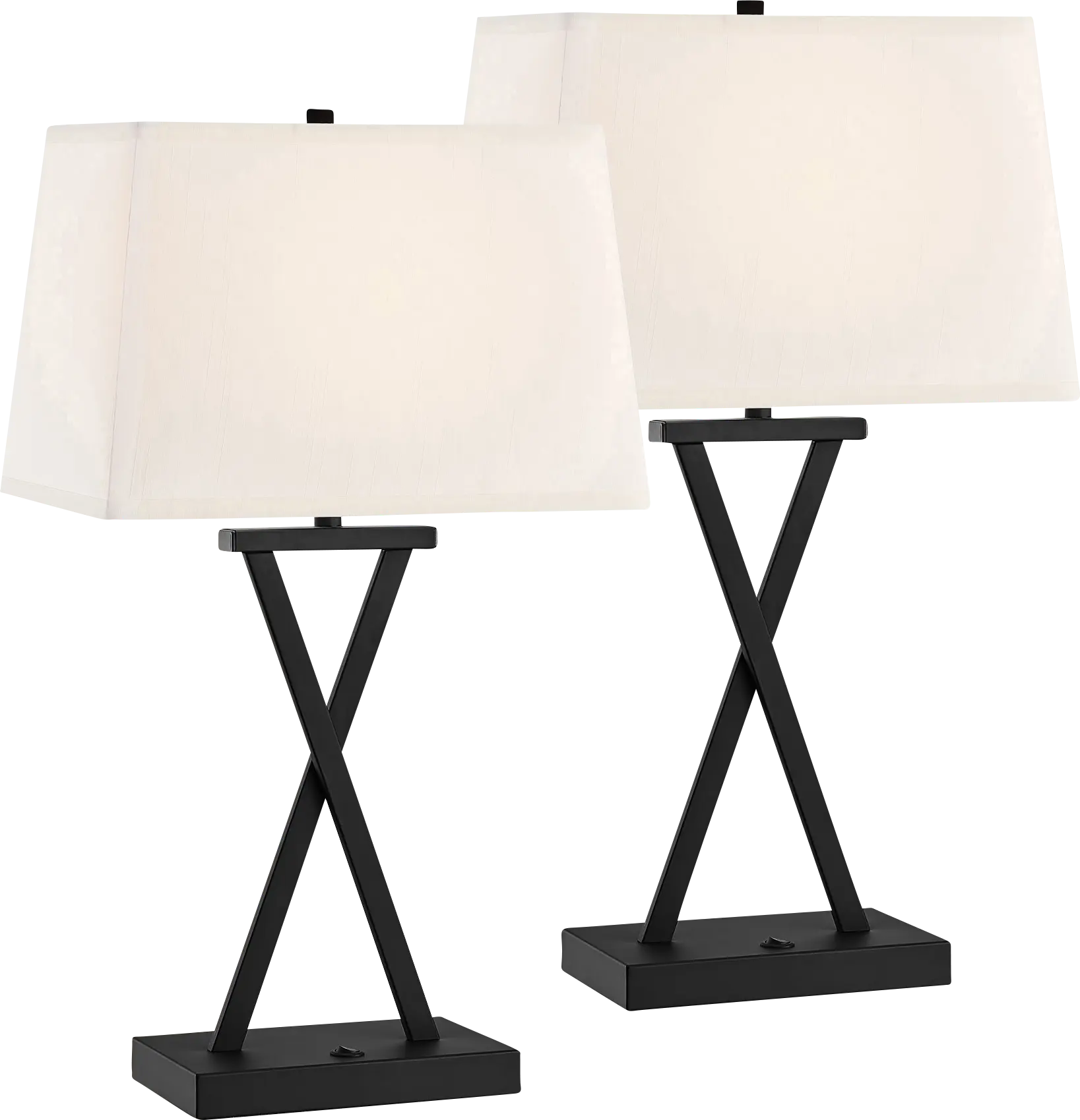 Grassmere Gate Black Table Lamps, Set of 2