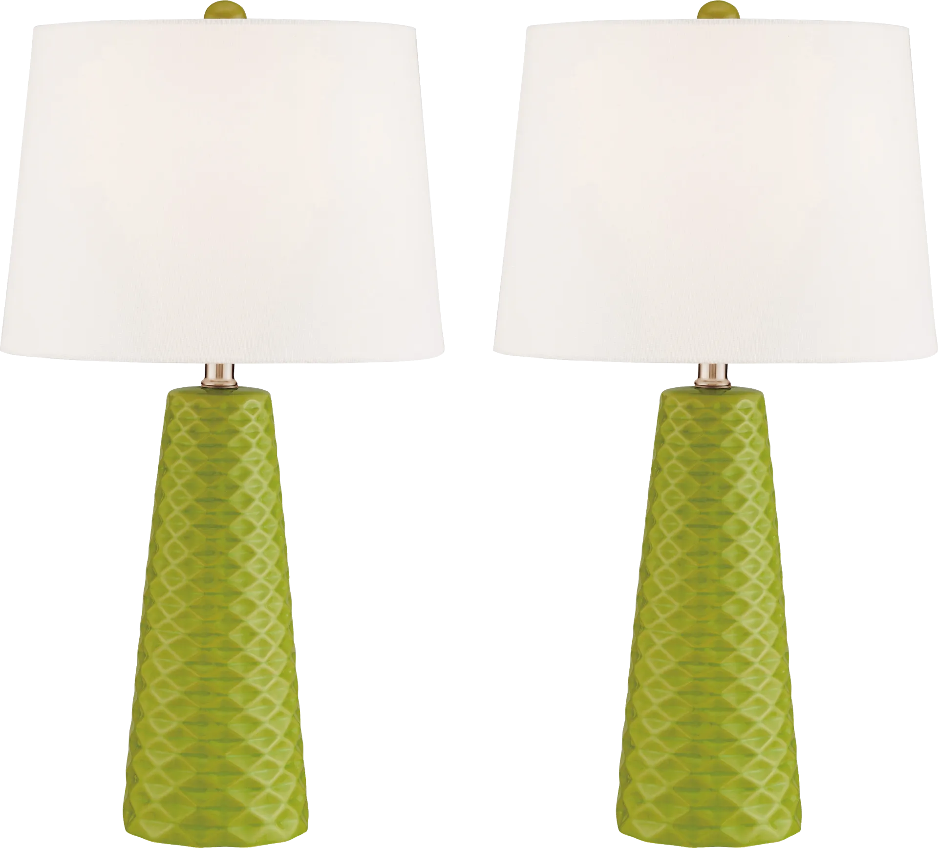 Berryessa Green Table Lamps, Set of 2 - Image 1