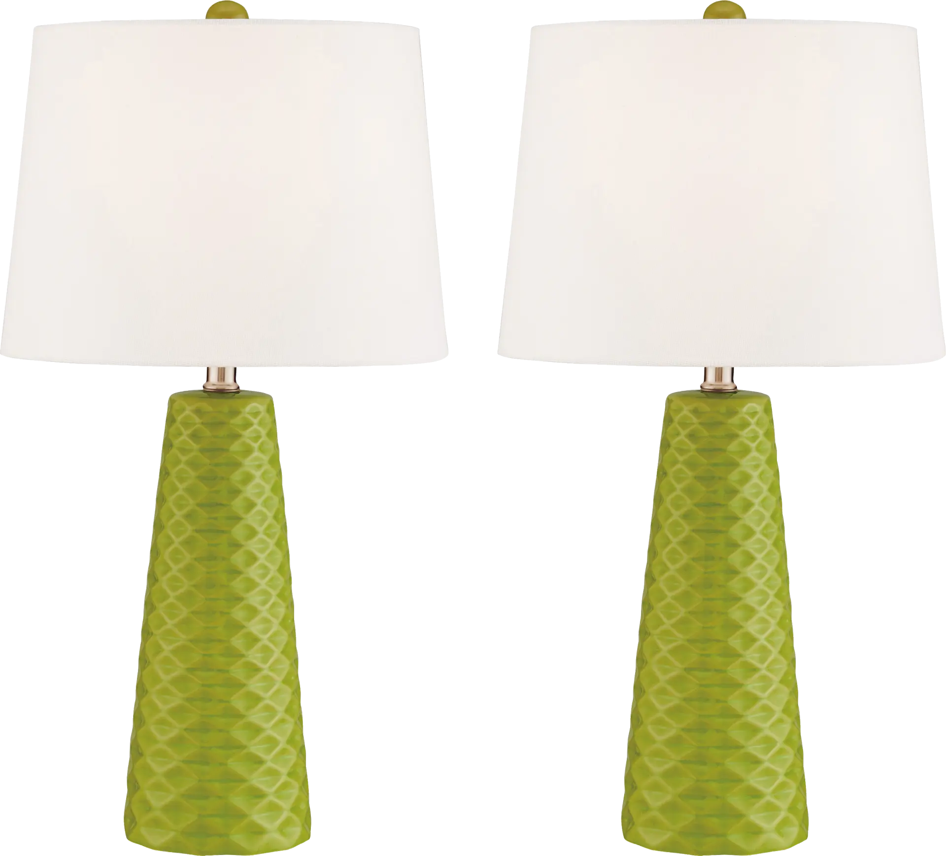 Berryessa Green Table Lamps, Set of 2