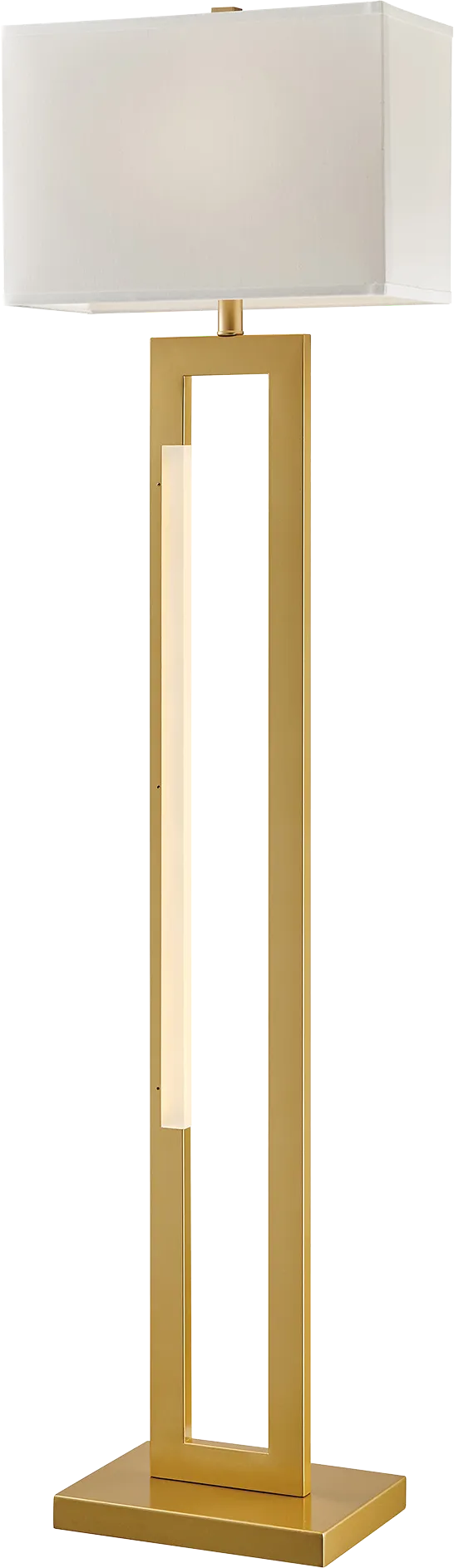 Donatello Way Gold Floor Lamp - Thumbnail - Image 1