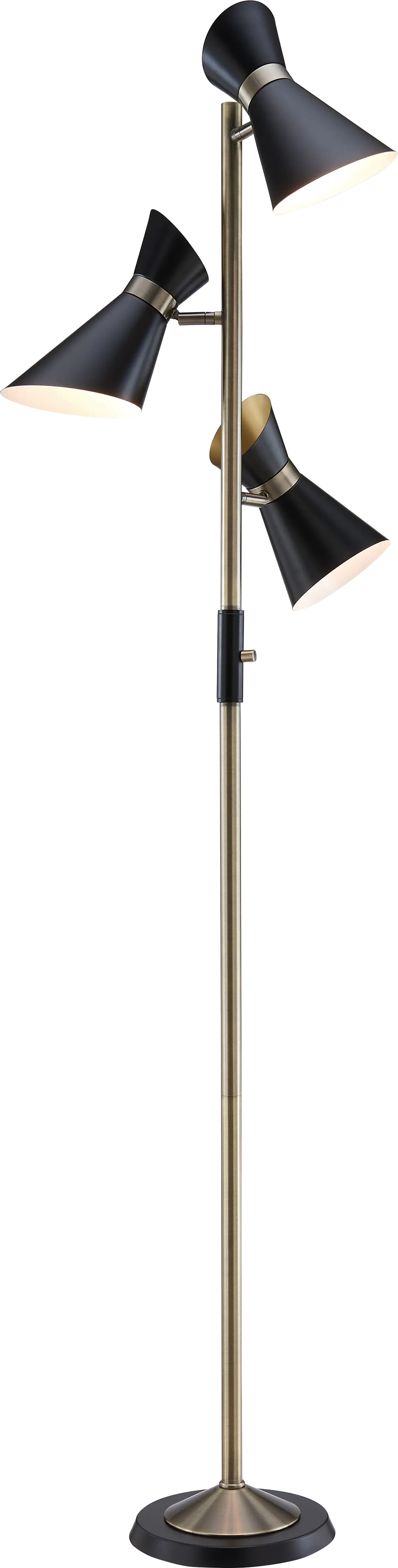 Genesee Gate Black Floor Lamp