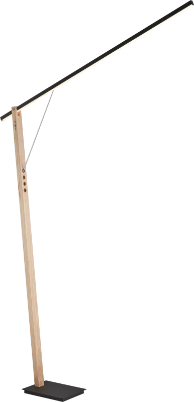 Glacier Cove Wood Floor Lamp