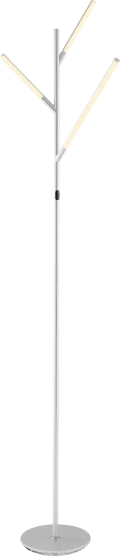 Godford Court Silver Floor Lamp