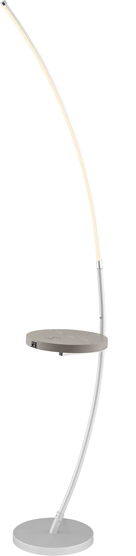 Marona Silver Floor Lamp - Image 1