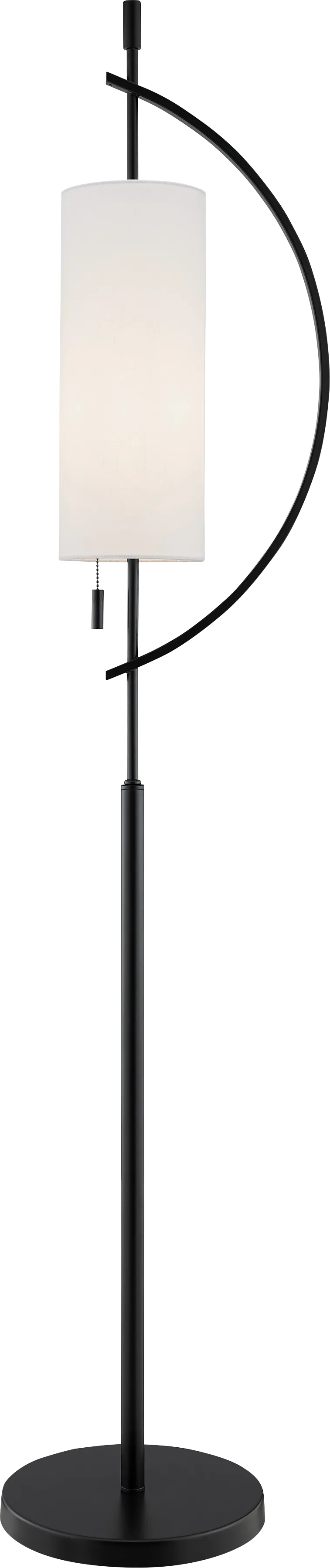 Mattei Court Black Floor Lamp - Image 1