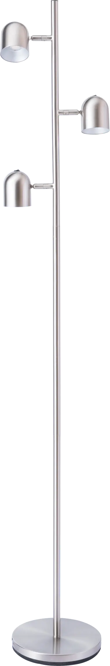 Cunningham Court Nickel Floor Lamp