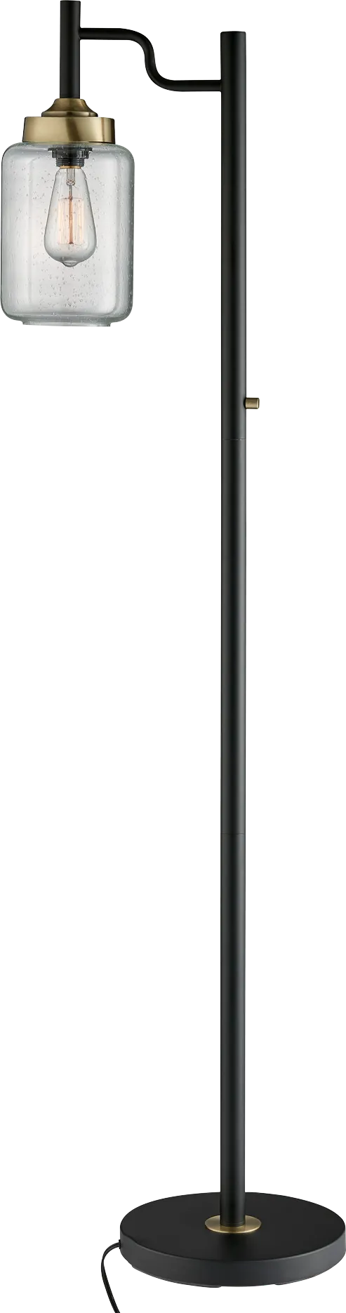 Golse Lane Black Floor Lamp - Thumbnail - Image 1