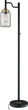 Golse Lane Black Floor Lamp