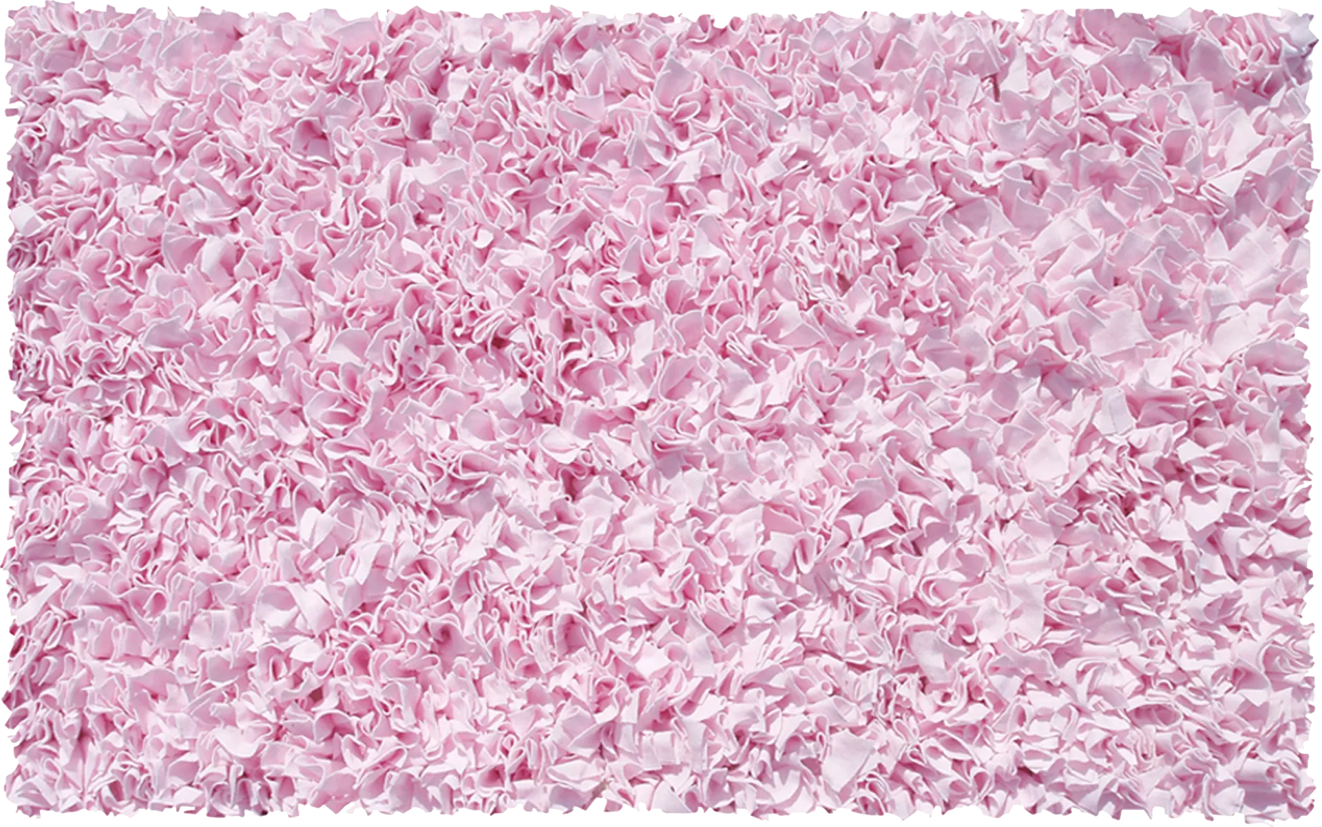 Kids Fuzzy Clouds Pink 3' x 5' Rug - Image 1