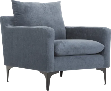 Glenroy Blue Accent Chair