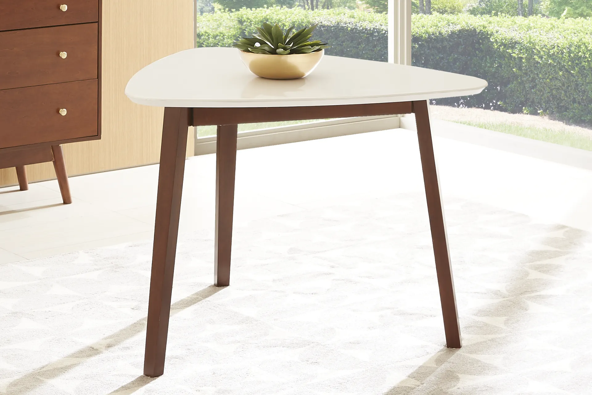 Melodina White Guitar Pick Dining Table - Image 2