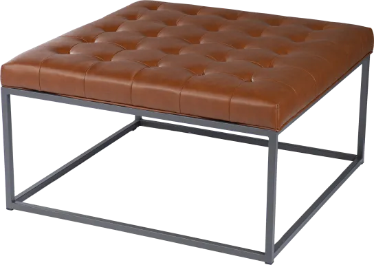 Albania Brown Cocktail Ottoman