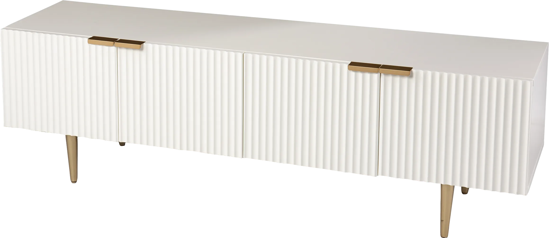 Kassarine White 60 in. Console - Thumbnail - Image 1