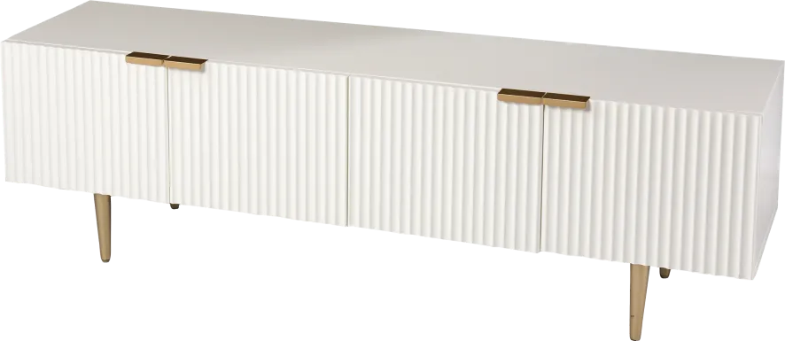 Kassarine White 60 in. Console