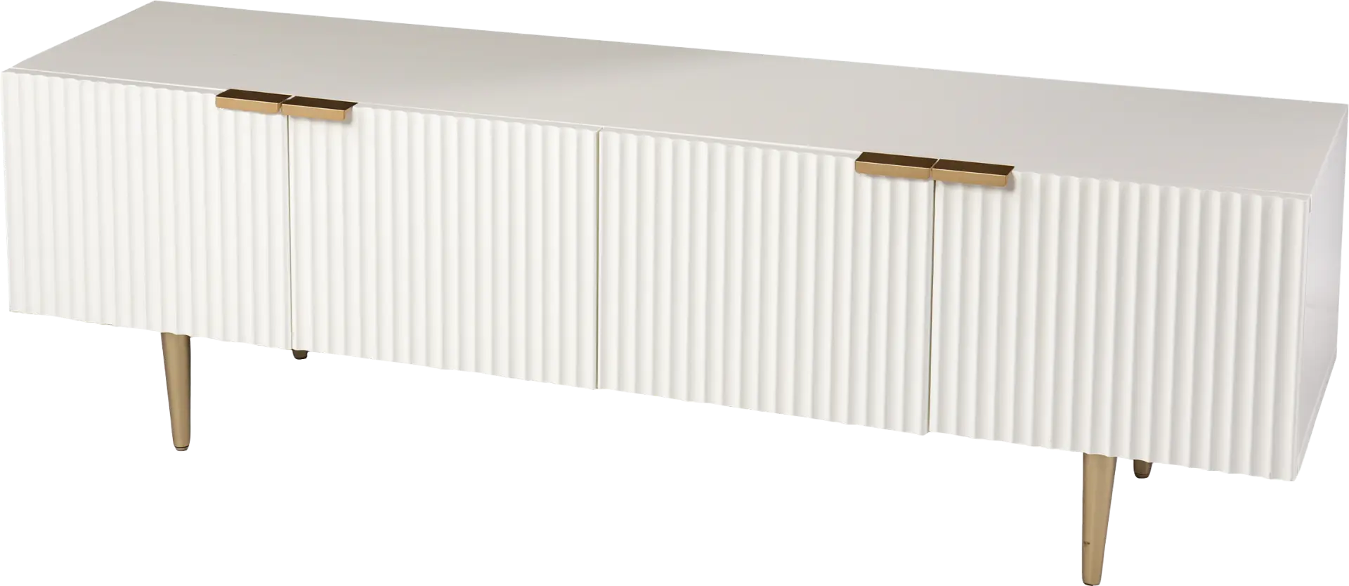 Kassarine White 60 in. Console