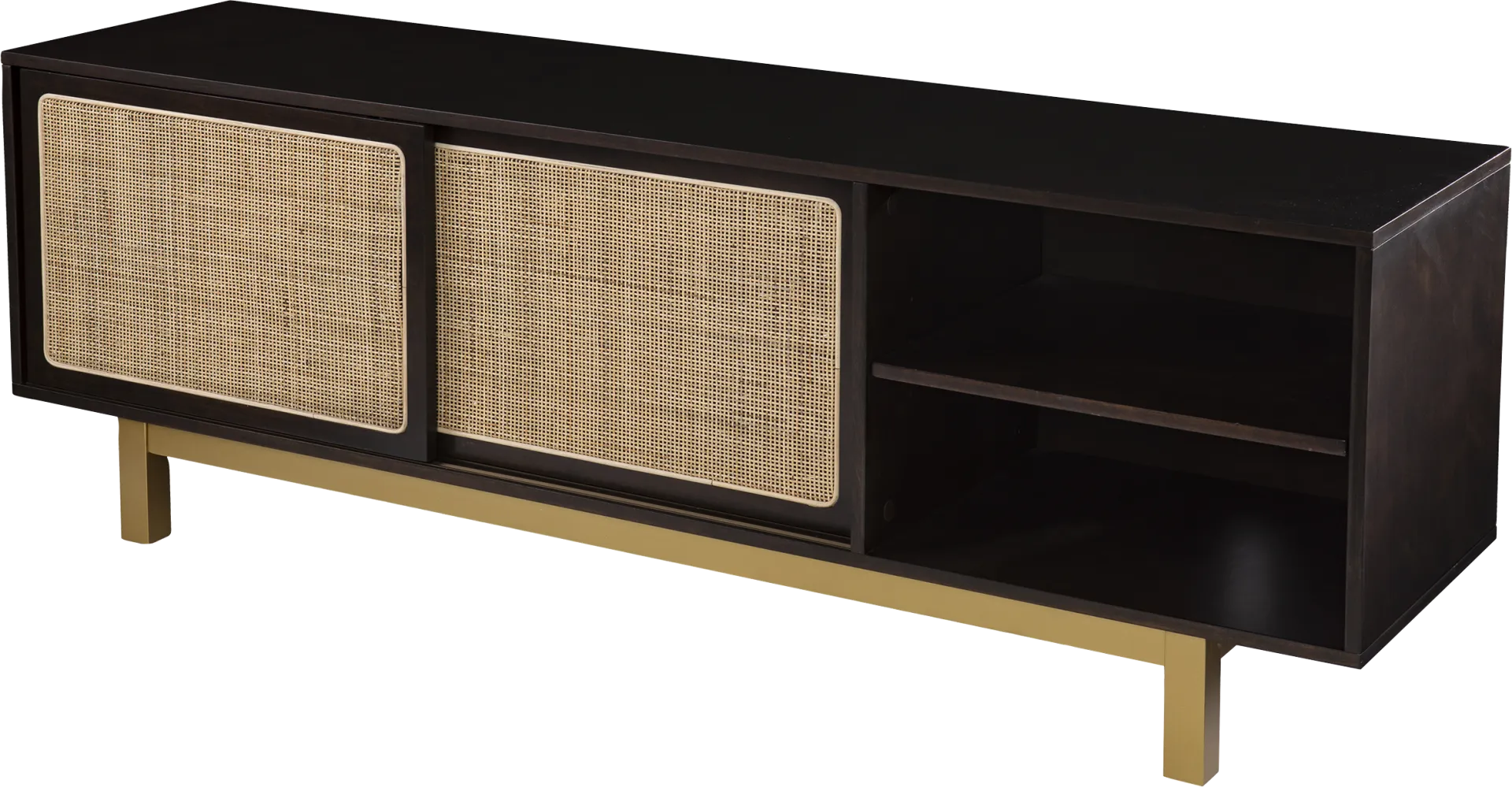 Crosstimbers Brown 63 in. Console - Image 1