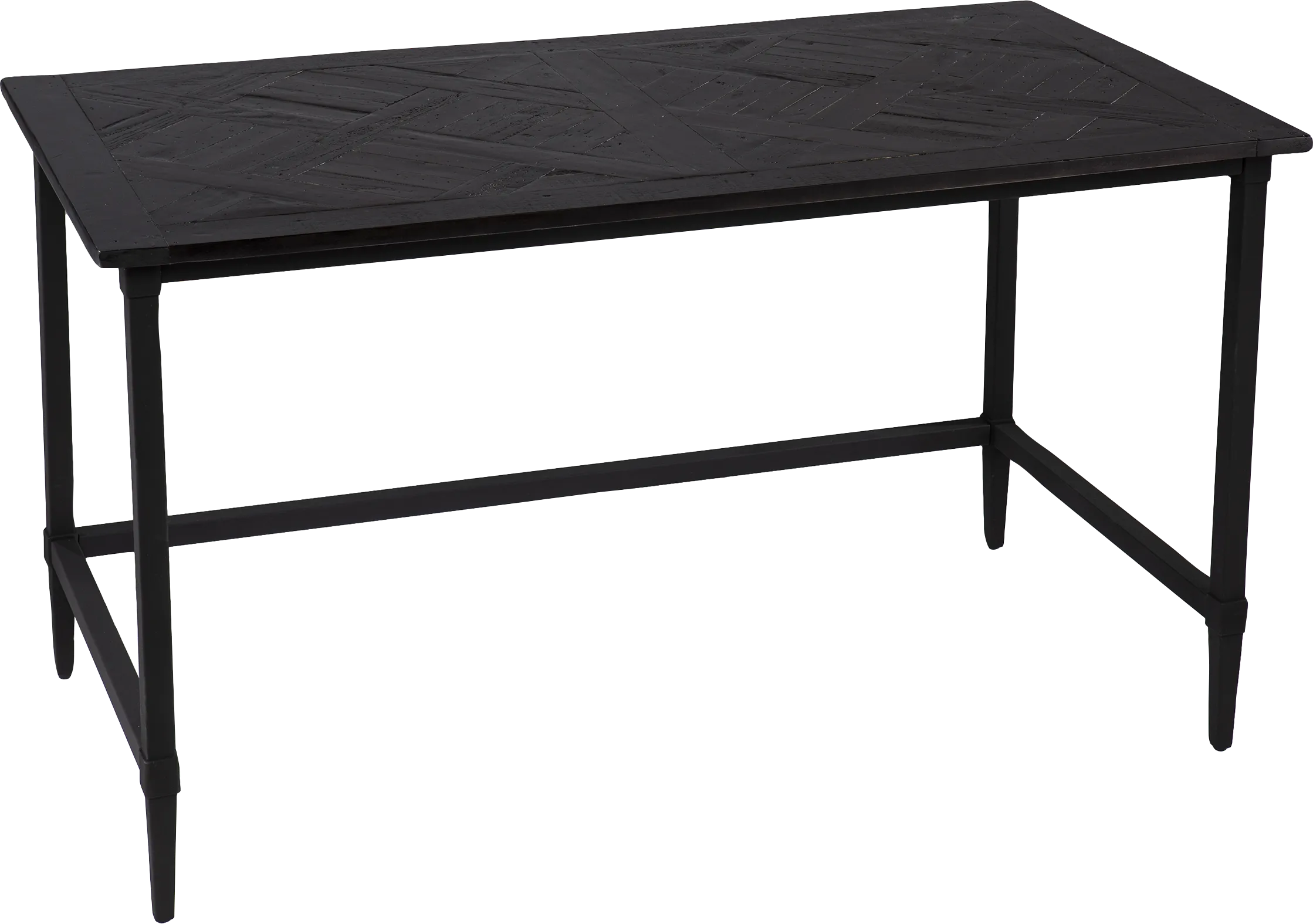 Halsell Black Desk - Thumbnail - Image 1