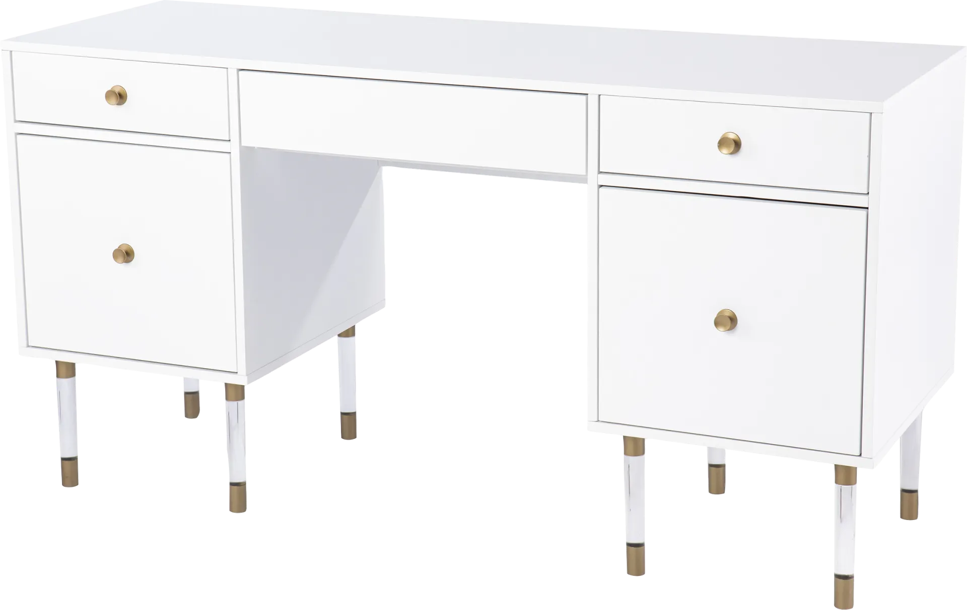 Harrisglen White Desk - Image 1