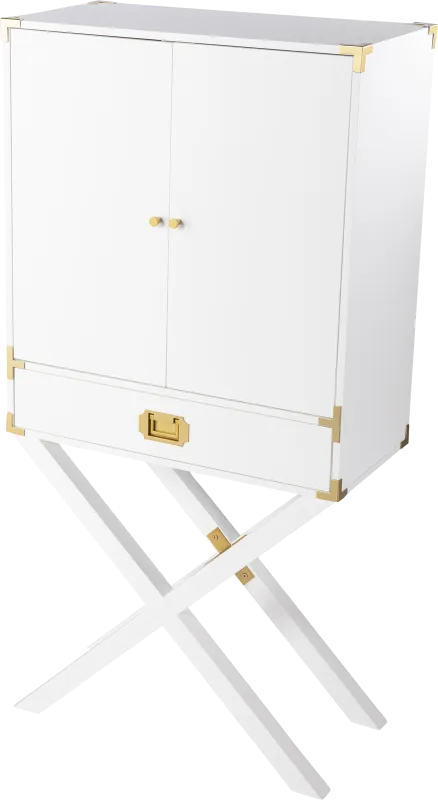 Haverstock White Bar Cabinet