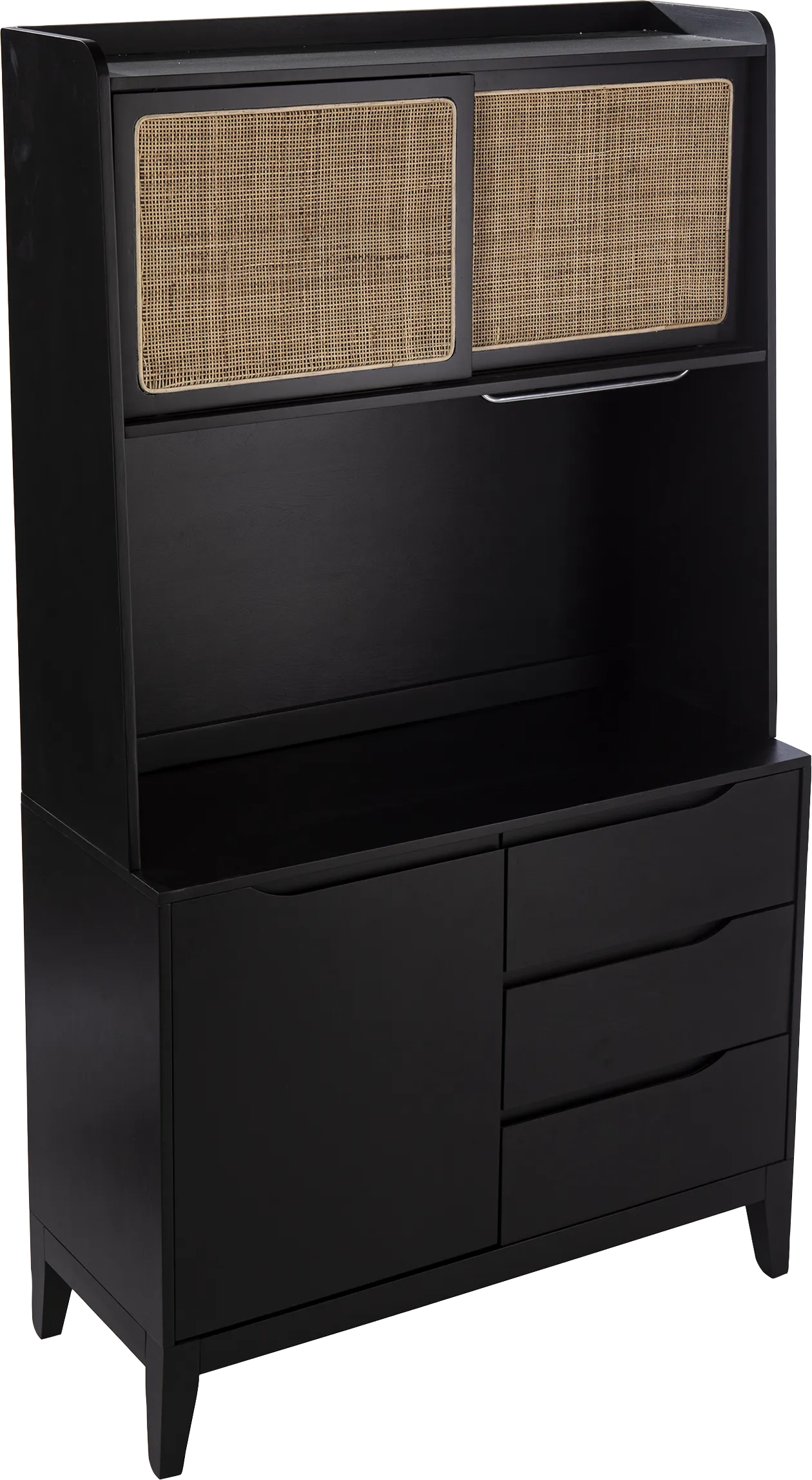 Interparke Black China Cabinet - Image 1