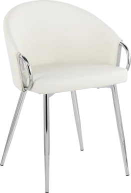 Cherlyn White Side Chair
